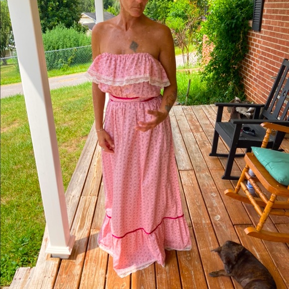 Beautiful vintage boho maxi dress - Picture 5 of 10
